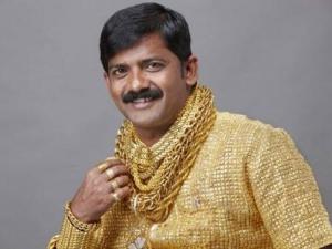 印度男子14万造纯金衬衫求偶 称女人会被闪到眼