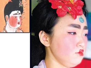 台湾女孩模仿唐朝仕女妆 网友赞其在唐朝是宠妃